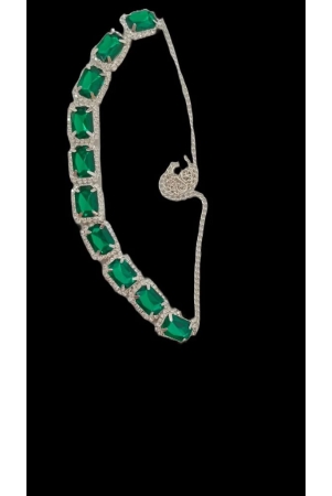 stunning-emerald-and-diamond-tennis-necklace