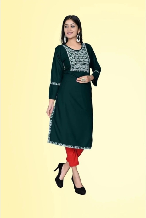 kapadia-green-rayon-womens-straight-kurti-pack-of-1-none