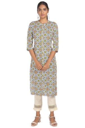 karigari-straight-cotton-blend-multicolor-womens-kurti-pack-of-1-none