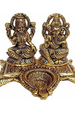 handa-brass-laxmi-ganesh-idol-15-cm-