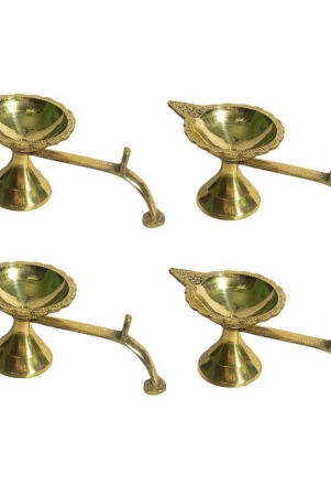 a-h-enterprises-aarti-diya-pital-diya-handle-4-pieces-pack-of-4-