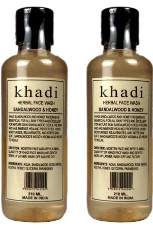 khadi-herbal-sandalwood-honey-face-wash-210-ml-pack-of-2