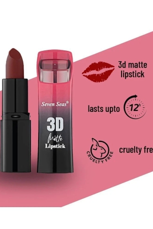 seven-seas-3d-matte-lipstick-long-lasting-waterproof-matte-lipstick-for-womenrose