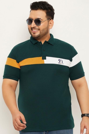 mxn-dark-green-cotton-blend-regular-fit-mens-polo-t-shirt-pack-of-1-none