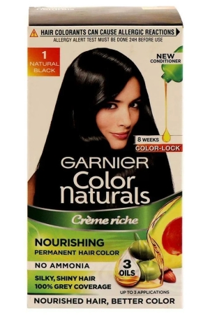 Garnier Color Naturals CremE Shade 1 Natural Black 35 Ml Plus 30 Gms