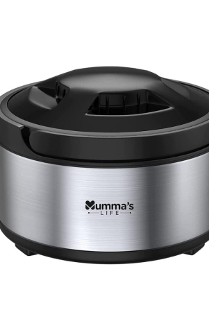 mummas-life-stainless-steel-thermoware-casserole-with-lid-for-rotichapati-double-wall-insulated-hot-pot-for-hot-meal-2000-ml