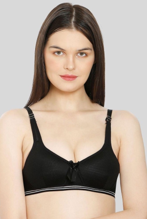 ilraso-black-cotton-blend-lightly-padded-womens-plunge-bra-pack-of-1-none