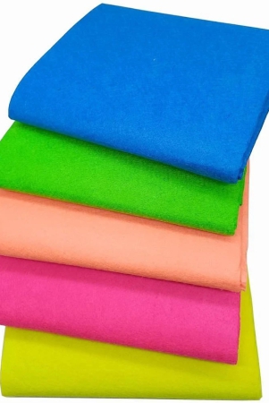 pransunita-neon-shades-felt-fabric-sheets-stiff-hardsize-22-x-18-inch-5-different-colors-for-kids-school-diy-crafts-patchwork-embroidery-sewing-crafting-project-5-pcs