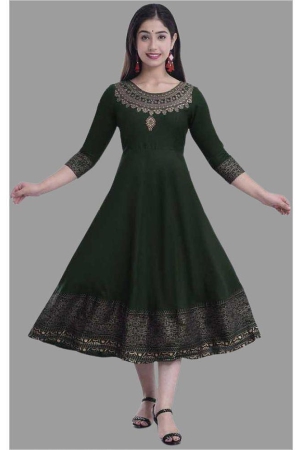 sipet-green-rayon-womens-anarkali-kurti-pack-of-1-none