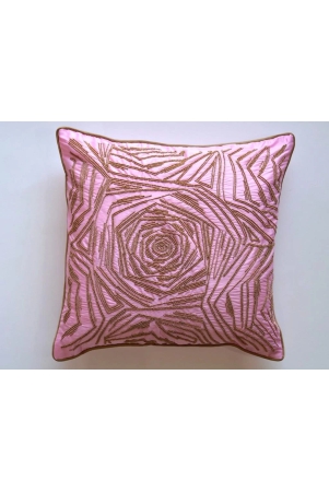 decorative-rose-pattern-golden-beads-hand-embroidered-luxurious-cushion-cover-size-16x16