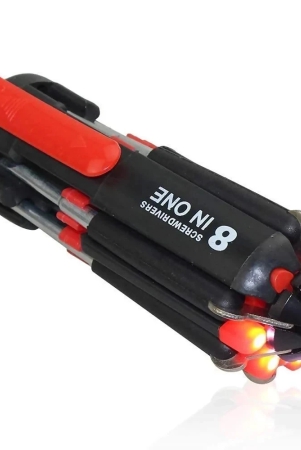 8-in-1-multi-screwdriver-with-led-portable-torch-long-handle-screwdriver-set-pack-of-1