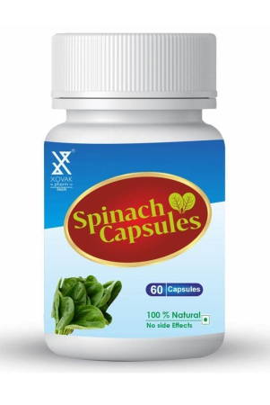 xovak-pharmtech-organic-spinach-capsule-60-gm-pack-of-1