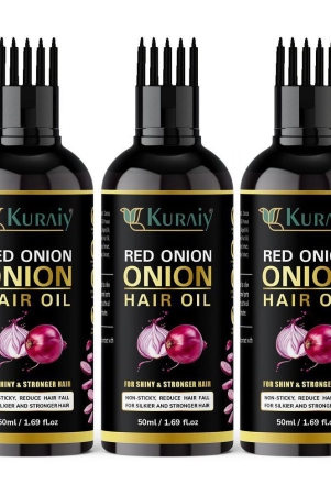 kuraiy-anti-hair-fall-onion-oil-150-ml-pack-of-3-