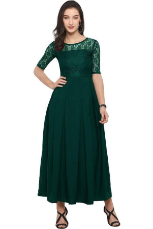 sheetal-associates-green-crepe-womens-gown-pack-of-1-none