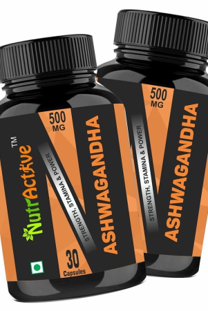 nutractive-organic-ashwagandha-capsules-500mg-60-nos-multivitamins-capsule-pack-of-2