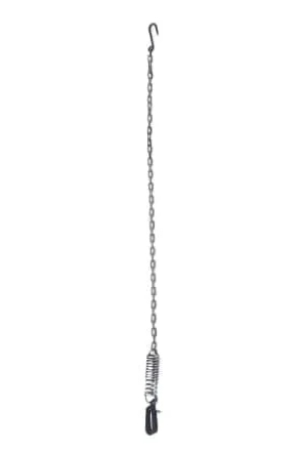 MiiArt 5 feet Iron Chain with 2 Hook & Spring Chain Iron Light Hanging Chain Rod