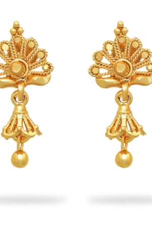 LUV FASHION Golden Chandbalis Earrings ( Pack of 1 ) - Golden