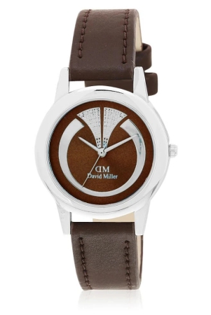 david-miller-brown-leather-analog-womens-watch