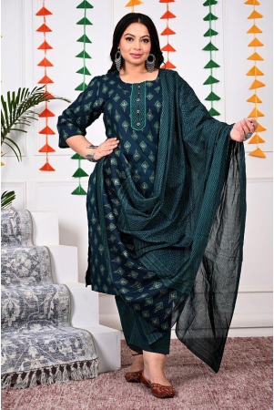 swasti-cotton-printed-straight-womens-kurti-green-pack-of-1-none