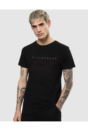 bewakoof-black-cotton-regular-fit-mens-t-shirt-pack-of-1-none