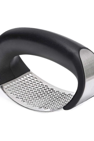 gkboss-black-stainless-steel-garlic-peeler-pack-of-1-black