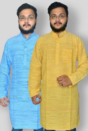 deshbandhu-dbk-multicolor-cotton-mens-regular-kurta-pack-of-2-none