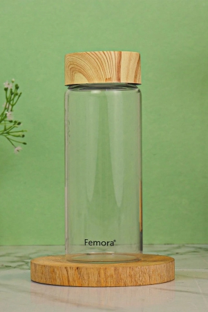 femora-borosilicate-glass-water-bottle-durability-and-elegance-combined-500ml2-pc-set-wooden-lid