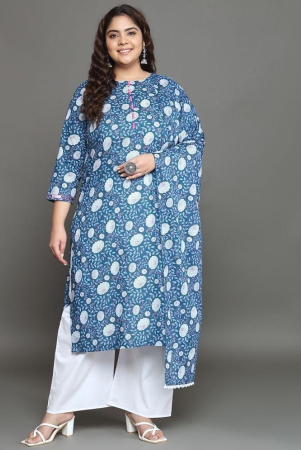 tissu-cotton-printed-kurti-with-palazzo-womens-stitched-salwar-suit-blue-pack-of-1-none