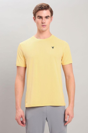 technosport-yellow-polyester-slim-fit-mens-sports-t-shirt-pack-of-1-none