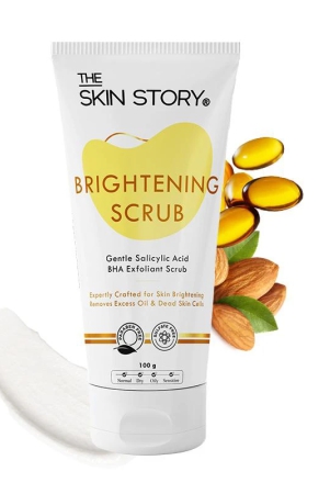 skin-brightening-scrub-gentle-exfoliator-with-salicylic-acid-removes-excess-oil-dead-skin-cells-100-gm