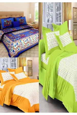 uniqchoice-king-cotton-traditional-bed-sheet