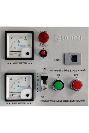 sameer-1-hp-single-phase-submersible-panel-water-pump-starter