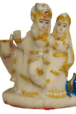 white-gold-made-of-pvc-material-radha-krishna-hindu-idol-for-home-decor-pooja-needs