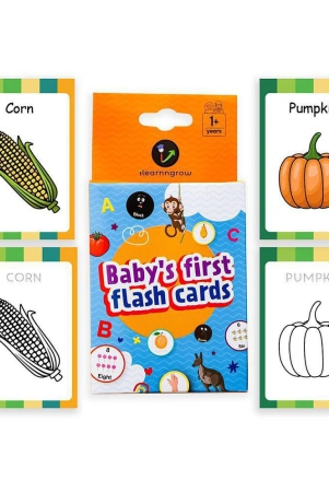 ilearnngrow-vegetables-flash-cards-colouring-and-tracing-cards-cards-for-kids-early-learning-easy-fun-way-of-learning-1-years-multi-colour