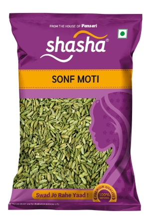 shasha-whole-sonf-moti-100g-from-the-house-of-pansari