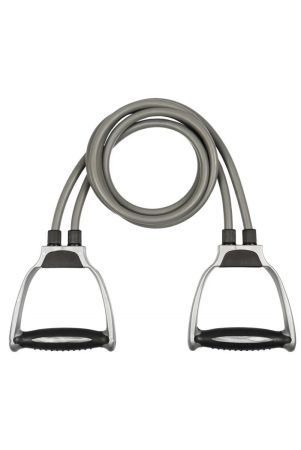 maira-double-toning-resistance-tube-pull-rope-exercise-band-for-stretching-workout-home-gym-and-toning-with-grip-d-shaped-handles-for-men-and-women-grey