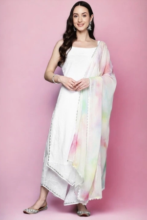 white-printed-shoulder-straps-gotta-patti-cotton-kurta-with-palazzos-dupatta