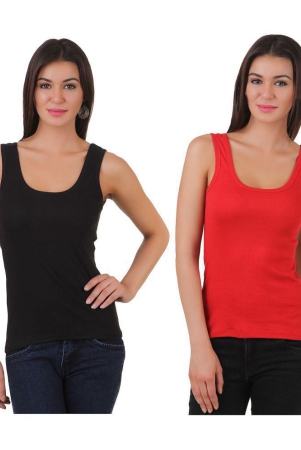 q-rious-multi-color-cotton-lycra-camisoles-m