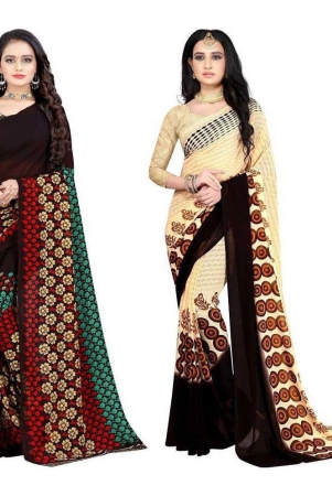 leelavati-multicolor-georgette-saree-with-blouse-piece-pack-of-2-multicolor