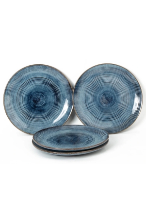 handcrafted-reactive-glaze-ceramic-dinner-plates-4-pieces-serving-for-4-microwave-and-dishwasher-safe-bone-ash-free-full-plate-set-crockery-for-dining-and-gifting-reactive-blue