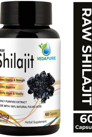 vedapure-raw-shilajit-for-stamina-immunity-for-men-women-60-cap-pack-of-1