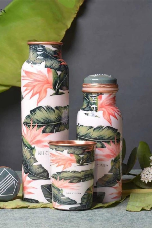 tropical-print-copper-bottle-2-bottles-and-1-glass