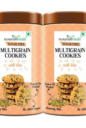 nourishvitals-multigrain-sugar-free-cookies-heavenly-bites-source-of-protein-crunchy-delights-genius-snack-no-added-sugar-120g-x-pack-of-2