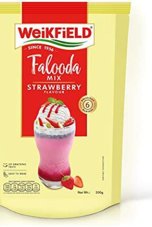 Weikfield Falooda Mix Strawberry Flavour 200G