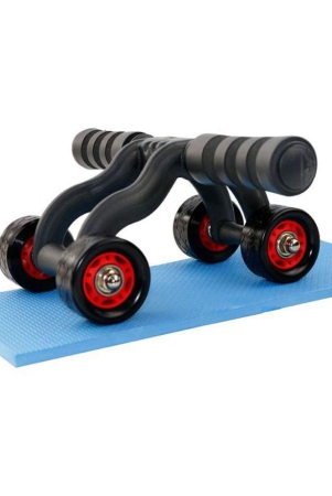 mcp-upgraded-4-wheel-ab-carver-roller-with-knee-mat-abdominal-workout-fitness-exercise-equipment