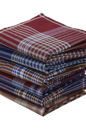 thriftkart-multi-cotton-mens-handkerchief-pack-of-6-multi