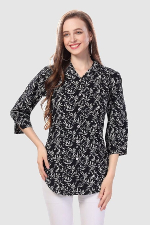 meher-impex-crepe-printed-shirt-style-womens-kurti-black-pack-of-1-none