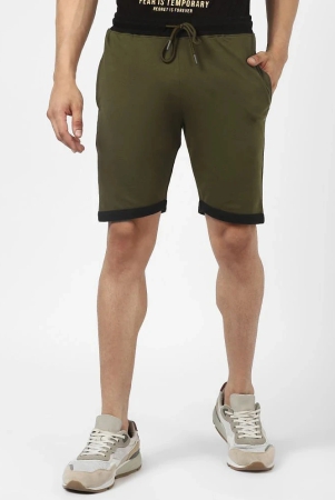 urbanmark-men-cotton-stretch-regular-fit-lounge-shorts-olive-none