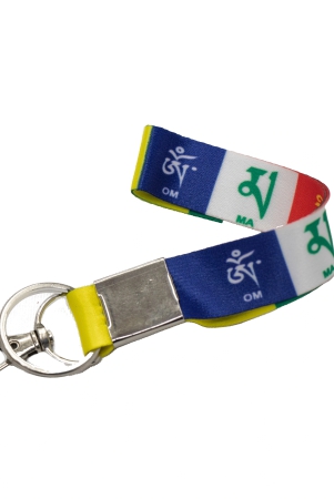 key-chain-buddhist-theme-wrist-loop-with-tibetan-prayer-flag-carry-blessings-and-good-luck-wherever-you-go-by-total-sporting-and-fitness-solutions-pvt-ltd