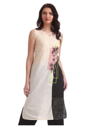 karigari-white-rayon-womens-straight-kurti-s